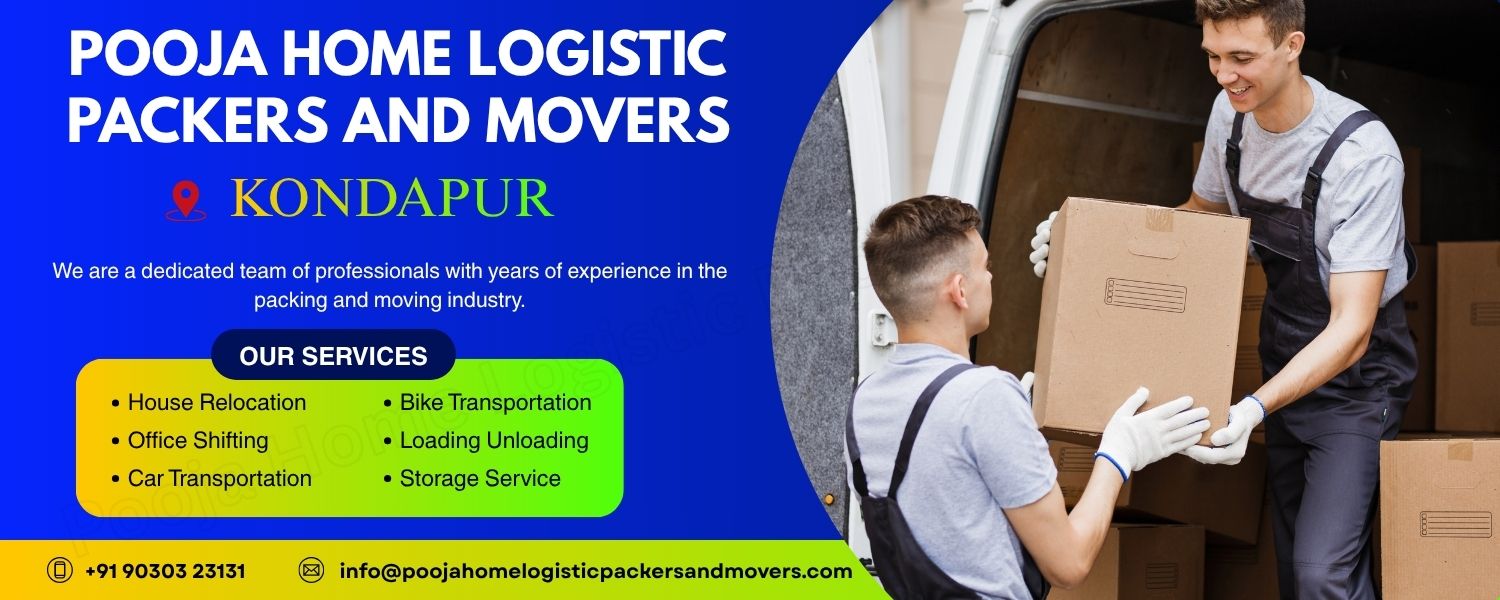 Pooja Home Logistic Packers and Movers Kondapur